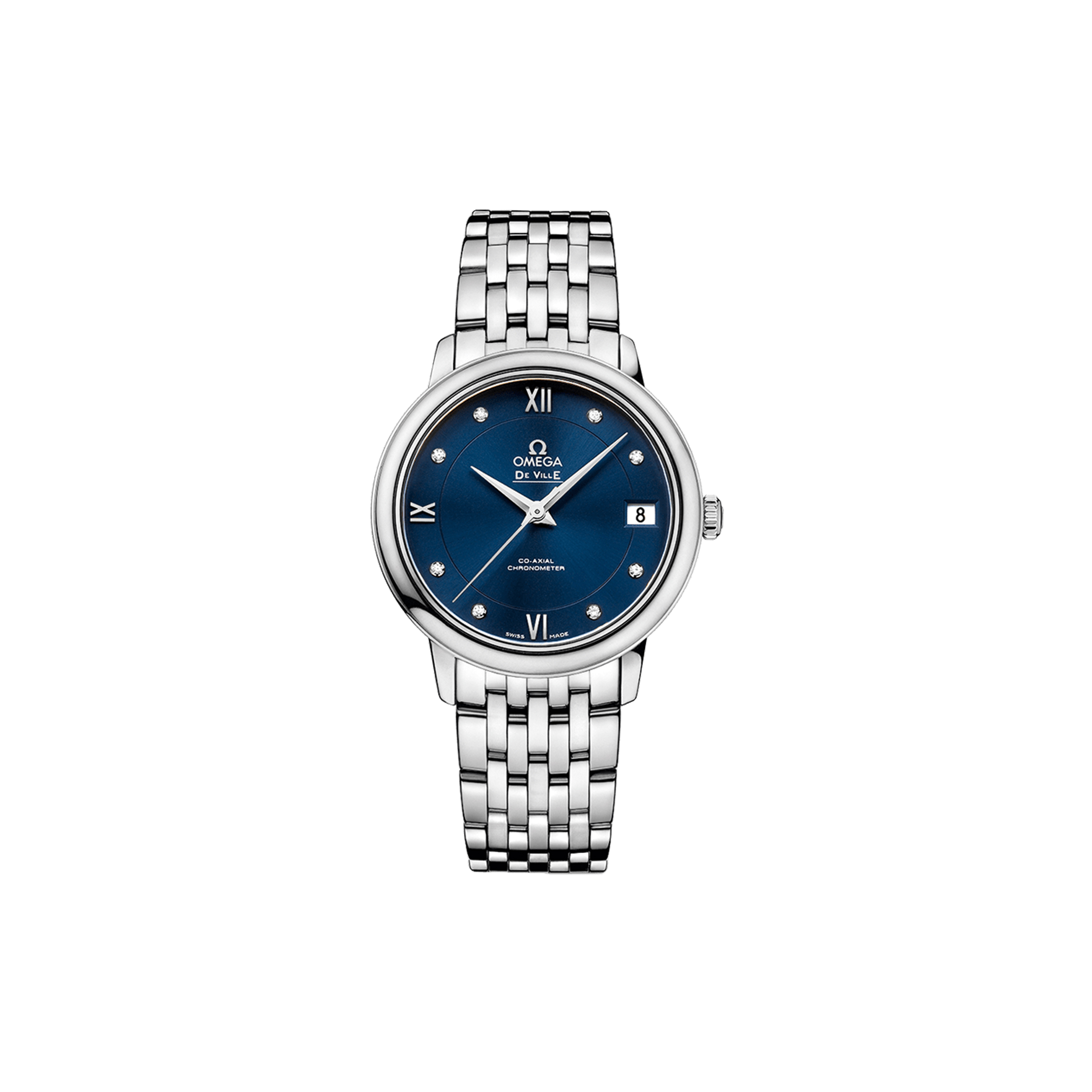 Om**a de ville prestige co-axial chronometer watch 424.10.33.20.53.001